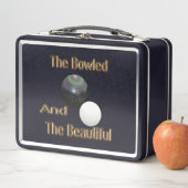 Funny Lawn Bowls Bowled Beauful, Metal Lunchbox (In situ)