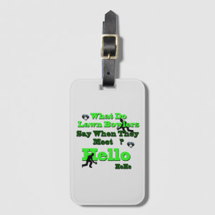 Funny Lawn Bowls Greeting Bagagelabel