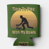 Funny  Lawn Bowls Play Time, Koelbox Blikjeskoeler (Achterkant)