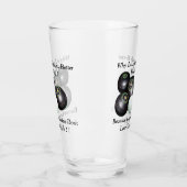 Funny Lawn Bowls Versus Golf Design Glas (Links)
