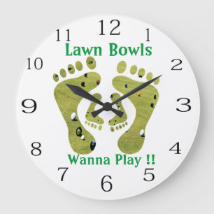 Funny Lawn Bowls Wanna Play, Grote Klok