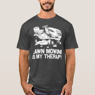 Funny Lawn Mowing Gift Mannen Women Lawn Mower Boe T-shirt