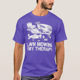 Funny Lawn Mowing Gift Mannen Women Lawn Mower Boe T-shirt