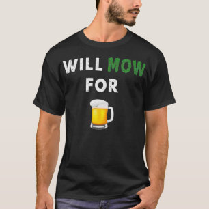 Funny Lawn Mowing zal grassen voor bietenkuiken T-shirt