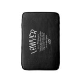 Funny Lawyer Definition Badmat (Voorkant Verticaal)