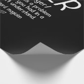 Funny Lawyer Definition Cadeaupapier (Hoek)