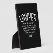 Funny Lawyer Definition Fotoplaat (Zijkant)