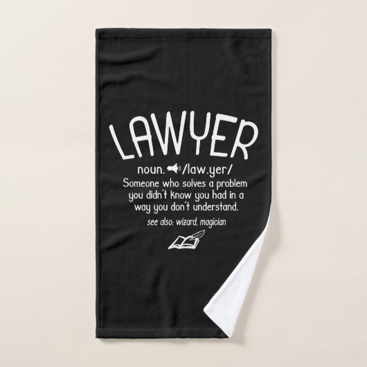 Funny Lawyer Definition Handdoek (Handdoek)