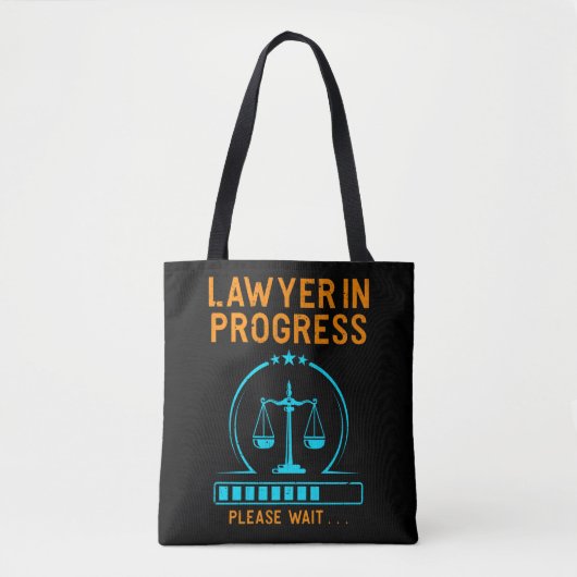 Funny Lawyer Loading Lawyer Afstuderen Draagtas (Voorkant)