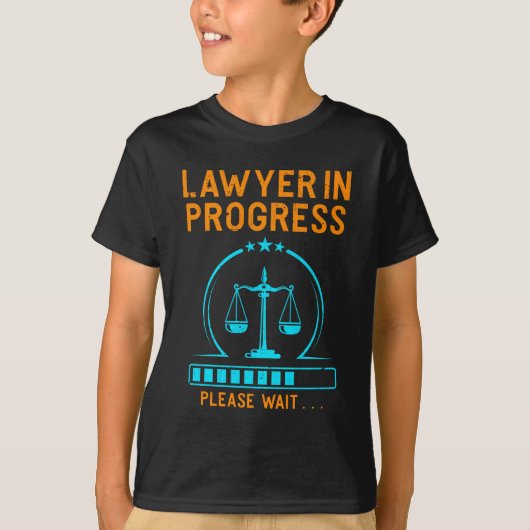 Funny Lawyer Loading Lawyer Afstuderen T-shirt (Voorkant)