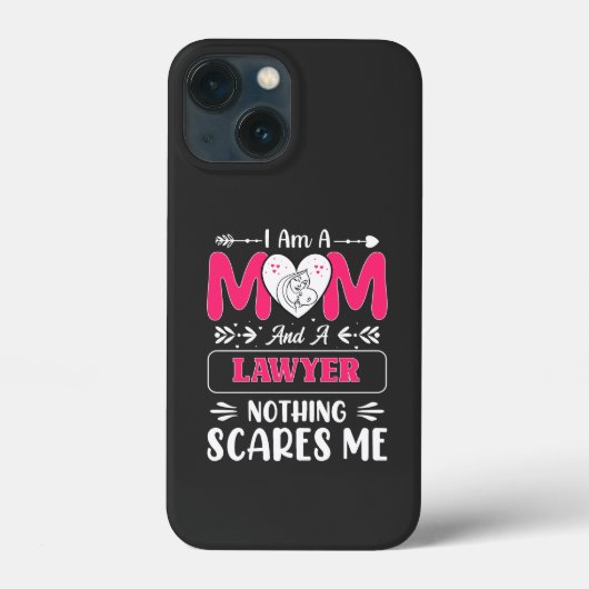 Funny Lawyer Mam, Lawyer Mam Funny Case-Mate iPhone Case (Achterkant)