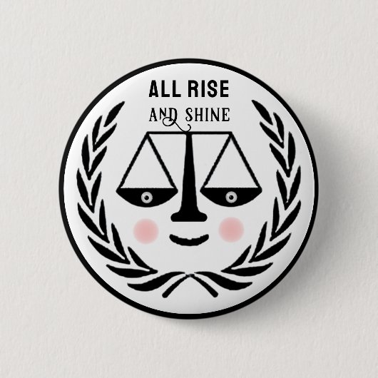 Funny Lawyer Novelty Gift Button (Voorkant)
