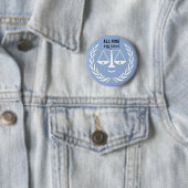 Funny Lawyer Novelty Gift Button (In situ)