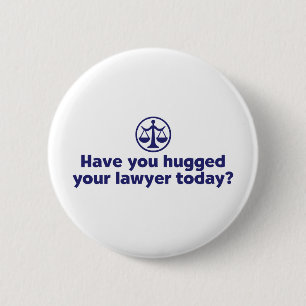 Funny Lawyer Ronde Button 5,7 Cm