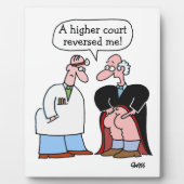 Funny Lawyers Law Office Cartoon Desk Plaque (Devant)