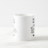 Funny Lazy Cat Coffee Mug | Custom I’m Awake (Centre)