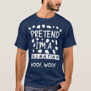 Funny Lazy Halloween Costume Pretend, ik ben een D T-shirt
