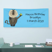 Funny leeuwse makaap cartoon spandoek (Beurs)