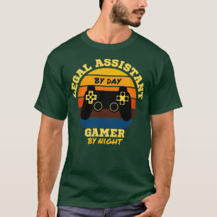 Funny Legal Assistant Gaming  videospellen l T-shirt