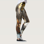 Funny Leggings met Wrapped Guitar en Fairy Afbeeld (Rechts)