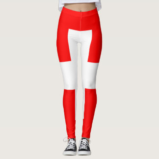 Funny Leggings vlag Zwitserland | Super Kerstmis