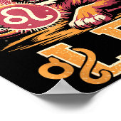 Funny Leo Birthday Quote Astrology Horoscope Gift  Poster (Hoek)