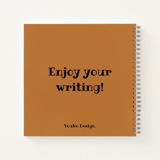 Funny leopard Diary Notitieboek (Achterkant)