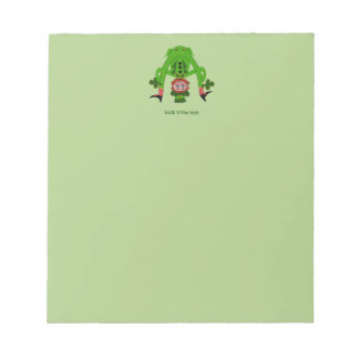 Funny Leprechaun Notitieblok