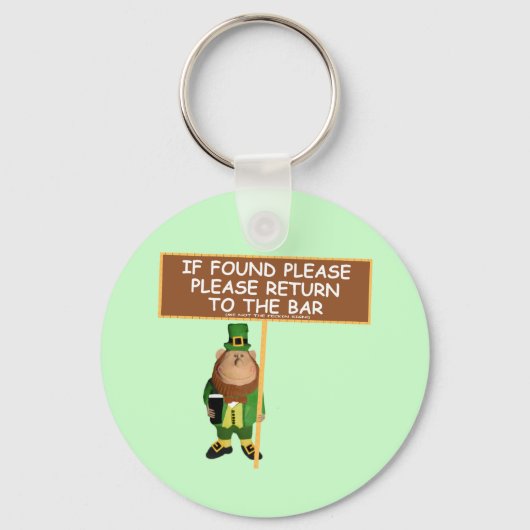 Funny leprechaun sleutelhanger (Voorkant)