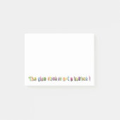 Funny leraar citeert post-it noten post-it® notes (Voorkant)