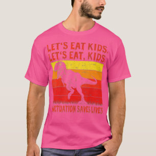 Funny Let's Eat Kinder Punctuation bewaart Lives G T-shirt