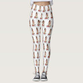Funny Let's Go! Walk Afghan Hound (Cream) Leggings (Voorkant)