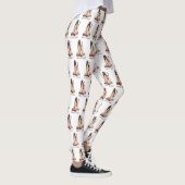 Funny Let's Go! Walk Afghan Hound (Cream) Leggings (Rechts)
