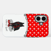 Funny Let's Go! Walk Belgian Sheepdog (black 1) Case-Mate iPhone Case (Achterkant (horizontaal))
