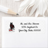 Funny Let's Go! Walk Belgian Sheepdog (black 1) Etiket (Insitu)