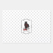 Funny Let's Go! Walk Belgian Sheepdog (black 1) Inpakpapier Vel (Voorkant 3)