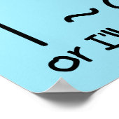 Funny Lettuce Turnip Thyme Vegetable Pun Cartoon Poster (Hoek)