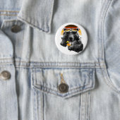 Funny LGBT Gay Beer Pride Ronde Button 5,7 Cm (In situ)