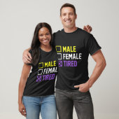 Funny LGBT Pride Nonbinary Flag niet Binair T T-shirt (Unisex)