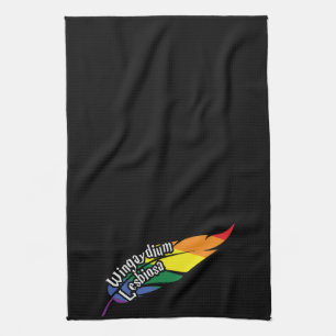 Funny LGBTQ Woorden spelen Pride Regenboog Theedoek