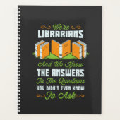 Funny Librarian Gifts Planner (Voorkant)