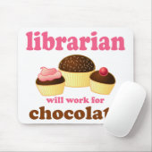 Funny Librarian Mousepad Muismat (Met muis)