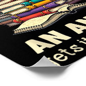 Funny Librarian Quote For Library Nerd Poster (Hoek)