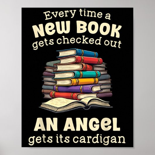 Funny Librarian Quote For Library Nerd Poster (Voorkant)