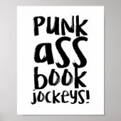 Funny Librarian Quote Poster (Voorkant)