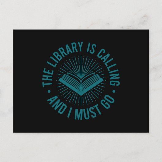 Funny Library Book Reading Book Lover Book Reader Briefkaart (Voorkant)