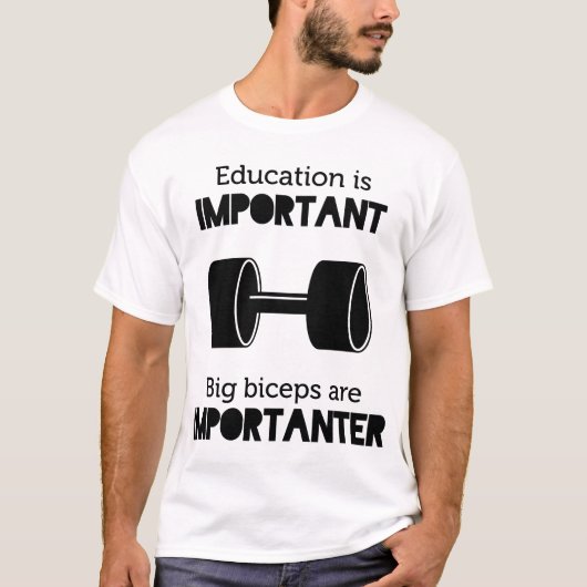 Funny Lifting T-shirt (Voorkant)