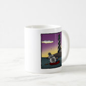 Funny Lighthouse Humor Mok (Voorkant rechts)