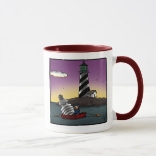 Funny Lighthouse Humor Mok Gift