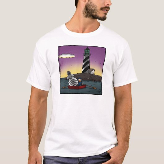 Funny Lighthouse Humor Tee Shirt (Voorkant)